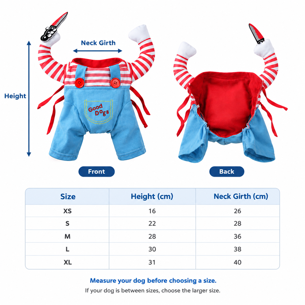 CATCHUCKY™ Costume for Pets