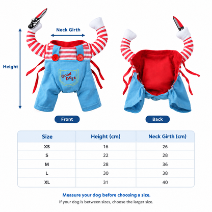 CATCHUCKY™ Costume for Pets
